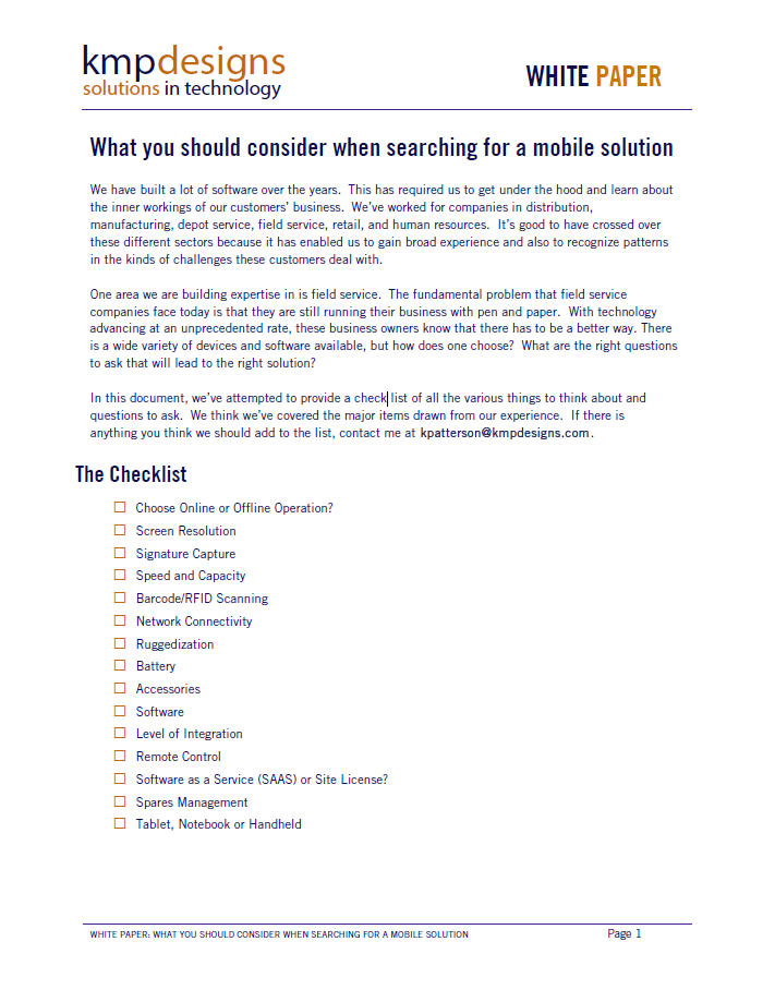 White Paper