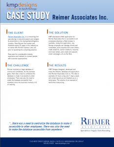 Reimer Case Study